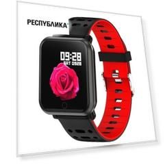Умные часы Prolike PLSW1004RD, красные