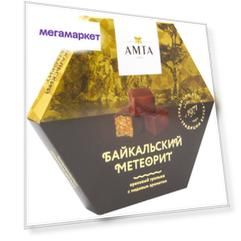 Конфеты АМТА Байкальский метеорит грильяж в шоколадной глазури 170 г