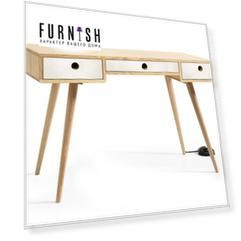 Стол рабочий n cord mod2 со встроенными розетками (acwd) черный 120x75x60 см.