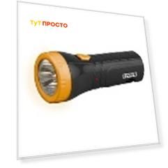 Фонарь трофи аккумуляторный 4v0 4*лэд ta4