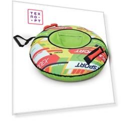 Тюбинг Nika ТБ2К -85/NS 85см, Nika sport зеленый с автокамерой
