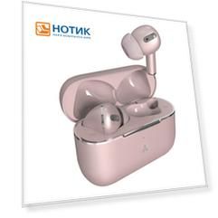 Гарнитура беспроводная AccesStyle Indigo TWS, Bluetooth, 25мАч, Розовый, Indigo TWS Pink