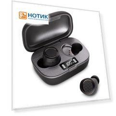 Гарнитура беспроводная AccesStyle Saffron TWS, Bluetooth, 50мАч, Черный, Saffron TWS Black