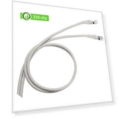 Патч-корд UTP кат.5Е, длина 1,0 м, серый