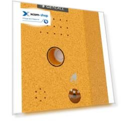 Переговорное устройство GETCALL GC-2201PU абонентское, для работы с пультами GC-9036D*, накладное исполнение, громкая связь, 3 Вт, датчик открытия кор