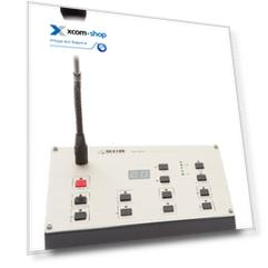 Микрофон Roxton RM-8064 (микрофонная консоль) с возможностью расширения до 512 зон/8 групп, RS-485, 1 мик./1 лин. вход, управление блоком PS-8208