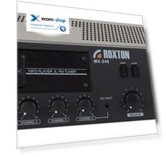 Усилитель Roxton MX-240 комбинированный 240 Вт, 3 микр.+ 3 унив. входа, 5 зон, работа с RM-05