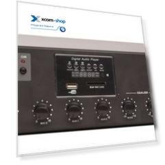 Усилитель Roxton MZ-120 комбинированный зональный, 120 Вт, МР3-плеер-USB-FM-тюнер-усилитель 120Вт, 3 микр./2 лин. входа, ИК-пульт ДУ, 6 зон