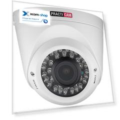 Видеокамера PRACTICAM PT-MHD5M-C-V 1/2,5” сенсор 5 Мп; видеостандарты AHD, 960H, HD-TVI, HD-CVI; объектив 2,8-12 мм (90-24°); 0.1Лк (0 с ИК); ИК 15м;