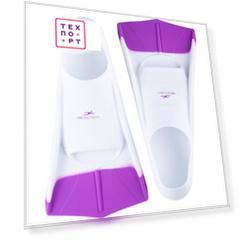 Ласты тренировочные 25DEGREES Pooljet White/Purple 25D21001, S (33-35)