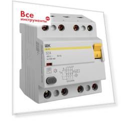Дифференциальный выключатель IEK ВД1-63 MDV10-4-032-100