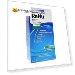 Раствор для линз ReNu Multi Plus (60ml)