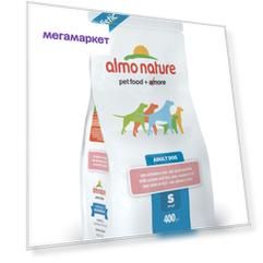Сухой корм для собак Almo Nature ADULT DOG, лосось, 0,4кг