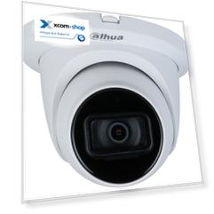 Видеокамера Dahua DH-HAC-HDW1500TLMQP-A-0280B уличная купольная HDCVIStarlight 5Мп; 1/2.7” CMOS; объектив 2.8мм; механический ИК-фильтр; чувствительно