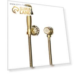 Моносмеситель для биде Bronze de luxe 10134, настенный, гигиеническая лейка с держателем