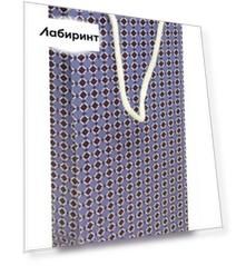 Пакет подарочный Men's pattern, синий
