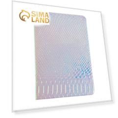 Ежедневник недатированный, формат А5, 80 листов в линейку, обложка голография "Рептилия" БИРЮЗОВАЯ