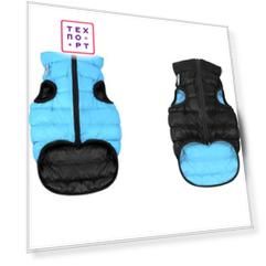 Курточка CoLLaR AiryVest двухсторонняя черно-голубая размер L 65 для собак (1639)