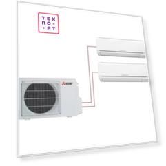 Мульти сплит-система Mitsubishi Electric MSZ-HJ25VA ER +MSZ-HJ35VA ER/MXZ-2HJ40VA ER