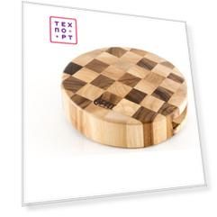 Разделочная доска двухцветная-шахматка 23x5 см Gipfel (3438)