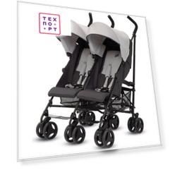 Прогулочная коляска Inglesina для двойни Twin Swift (цвет Grafite) (AH84H0GRF)
