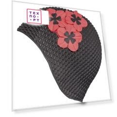 Шапочка для плавания Fashy Babble Cap with Flowers 3119-06 резина