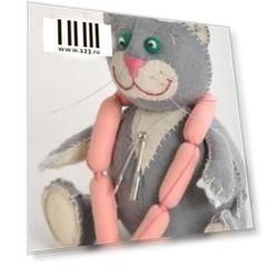 Набор для создания игрушки Перловка Кот обжора от 5 лет ПФЗД-1004