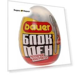 Мини-конструктор в яйце Bauer "Eggs" (7 элементов) 342д