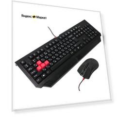 Клавиатура и мышь A4Tech Bloody