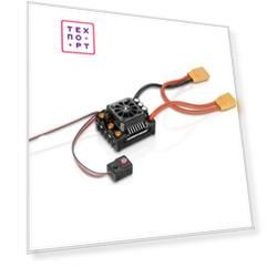 Бесколлекторный бессенсорный влагозащищенный регулятор HobbyWing EZRUN MAX8 V3 XT90 для шот-корс, багги, монстров масштаба 1:8 - HW-EZRUN-MAX8-V3-XT90