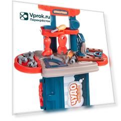 Набор игровой AB toys Чудо-чемоданчик Мастерская папиного помощника 3в1
