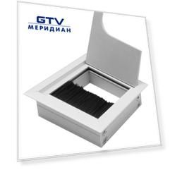 Пропуск для кабеля Merida 80х80, алюминий
