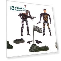 Набор игровой Junfa Toys Три солдата