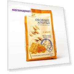 Хлопья Сташевское овсяные с медом без глютена быстрого приготовления 375 г