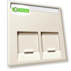Merten System M ЦЕНТР.ПЛ.Д/РОЗ.SCHNEIDER ELECTRIC,2П БЕЖ