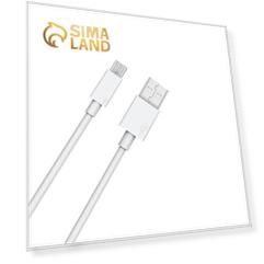 Кабель BYZ BL-643, USB - microUSB, 1 м, силиконовый, белый
