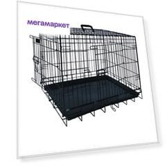 Переноска-клетка для собак Nobby 62x93x69см черный
