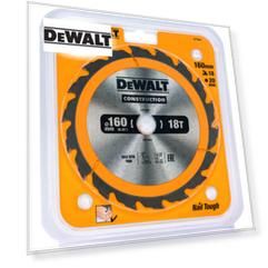 Пильный диск DEWALT CONSTRUCTION DT1931, 160/20 мм.