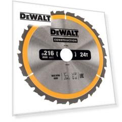 Пильный диск DEWALT CONSTRUCTION DT1952, 216/30 мм.
