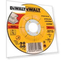 Круг отрезной DEWALT INDUSTRIAL DT42210Z, по металлу, 115 x 22.2 x 2.8 мм, тип 1