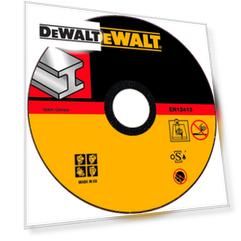 Круг отрезной DEWALT INDUSTRIAL DT42380Z, по металлу, 180 x 22.2 x 1.6 мм, тип 1