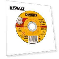 Круг отрезной DEWALT INDUSTRIAL DWA4522IA, по металлу, 125 x 22.2 x 2.8 мм, тип 1