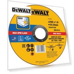 Круг отрезной по металлу DEWALT DT43909, 230 x 22.2 x 1.9 мм