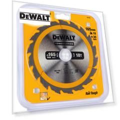 Пильный диск DEWALT CONSTRUCTION DT1936, 165/30 мм.