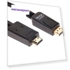 Кабель для компьютера  Vcom DisplayPort/M - HDMI/M 1.8m CG609-1.8M
