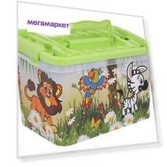 Контейнер Башпласт Чудо-остров 4л прямоугольный пластик М3664