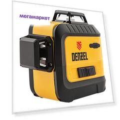 Лазерный уровень DENZEL LX 360-3 Red мультипризменный 30м 635нм 35077