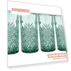 Стакан  Timeless Emerald 4 шт. Граненое стекло, изумруд