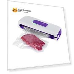 Вакууматор Kitfort КТ-1511-1 бело-фиолетовый