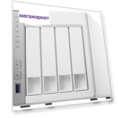 Сетевое хранилище данных QNAP D4 (REV. B) Gray